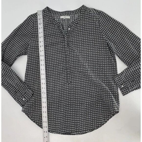 Joie Women’s Geometric Lightweight (Cotton?) Black & White Print Size Small - Picture 6 of 9